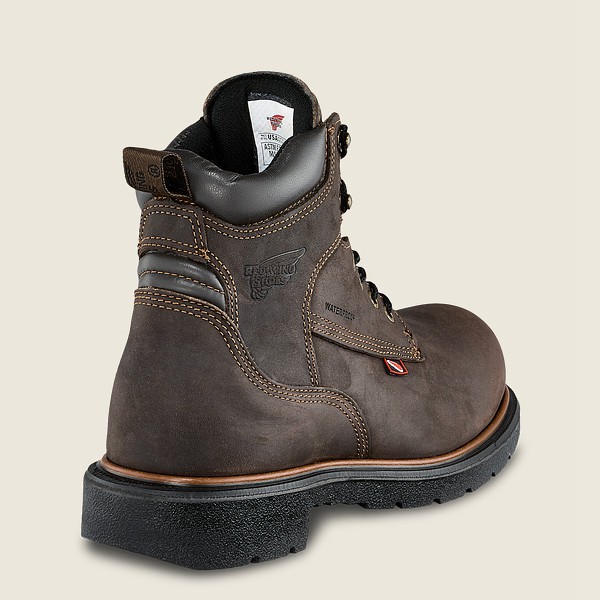 Bottes de Sécurité Red Wing - Dynaforce® - 6-Inch Insulated Waterproof Toe - Marron Foncé - Homme 91